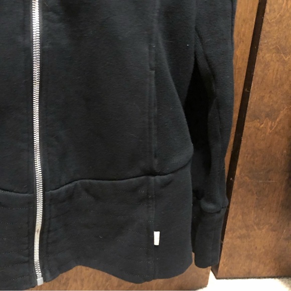 Black Zip Mock Neck - Picture 6 of 6